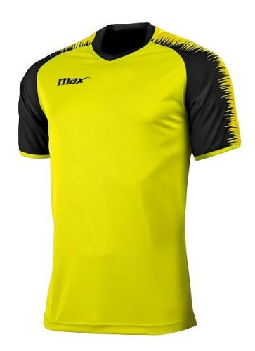 Max Sport Trikot Agnone neongelb-schwarz